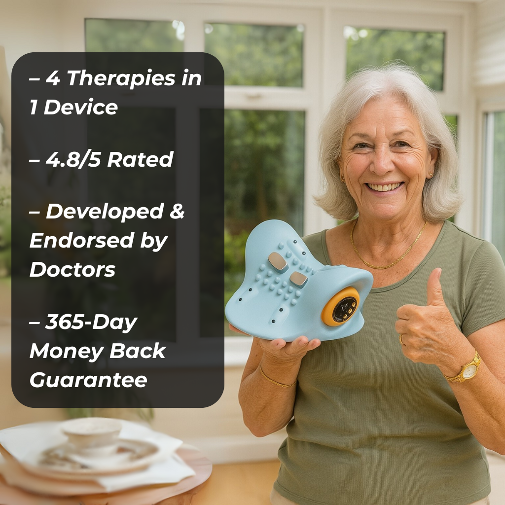 NeckCloud™ Pro - 4-in-1 Neck Massager