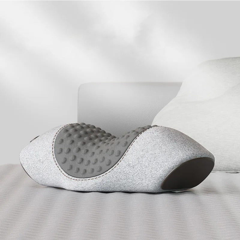 Sealy Therapeutic Vibration U-Shaped Neck Massage Pillow, Gray