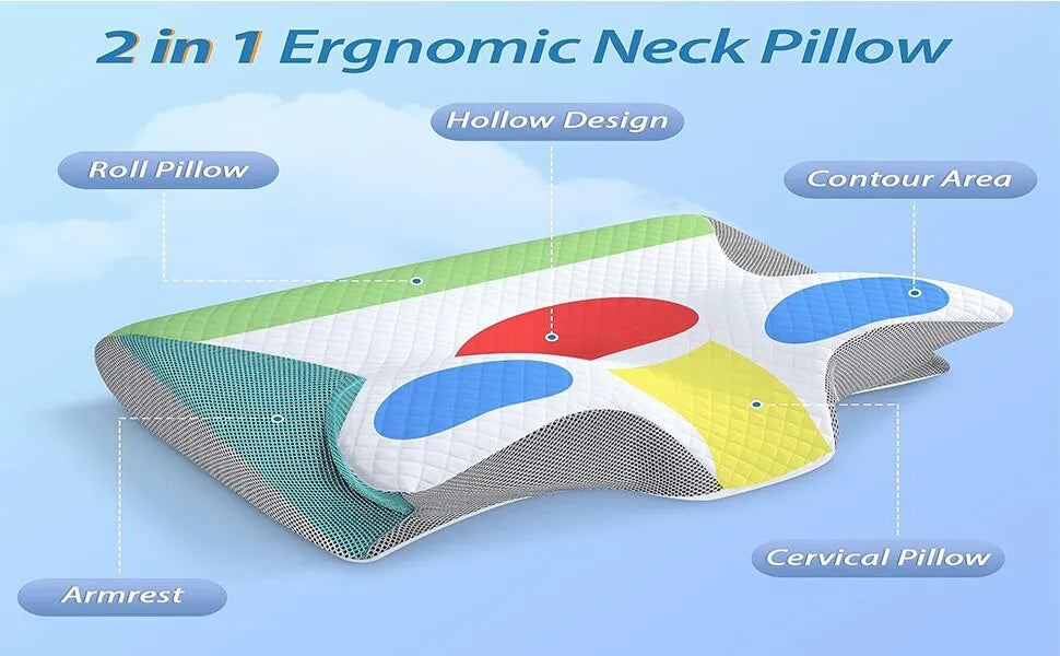 Whale-Tail Orthopaedic Pillow