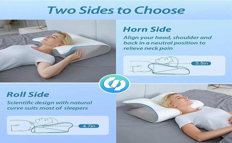 Whale-Tail Orthopaedic Pillow