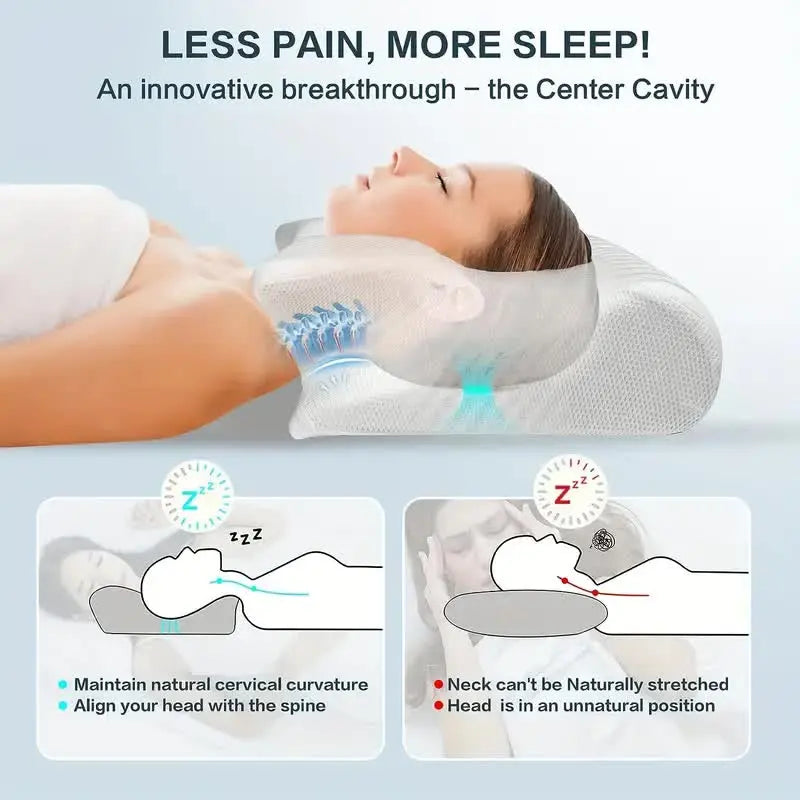 Whale-Tail Orthopaedic Pillow