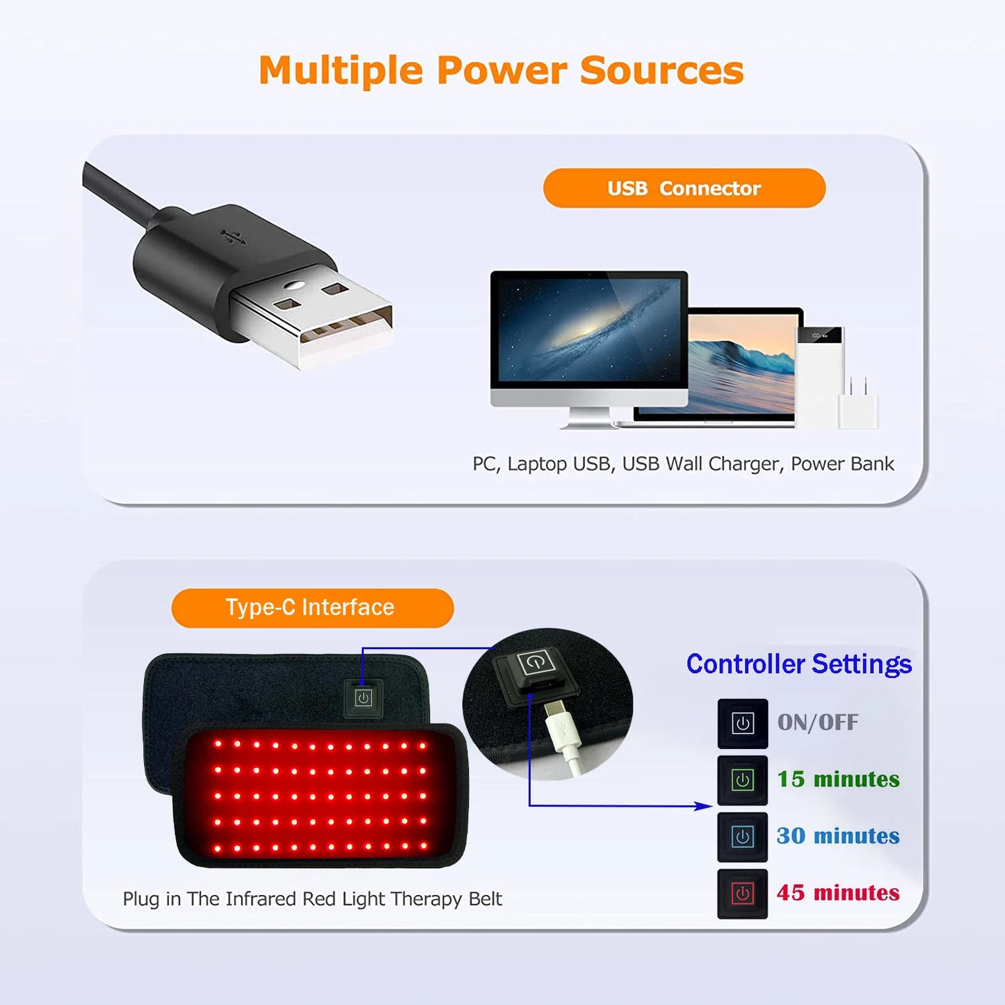 Near Infrared & Red Light Therapy Pad